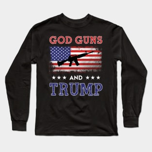 God Guns And Trump T-shirt Long Sleeve T-Shirt